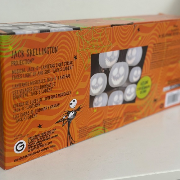 Jack Skellington String lights NIB - Picture 4 of 8